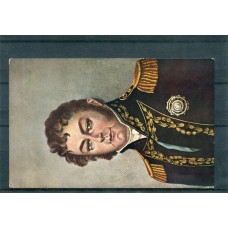 CENTENARIO 1810 - 1910 PATRIOTICA ANTIGUA TARJETA POSTAL PUBLICIDAD DE BAYER BUDAPEST, PUEYRREDON